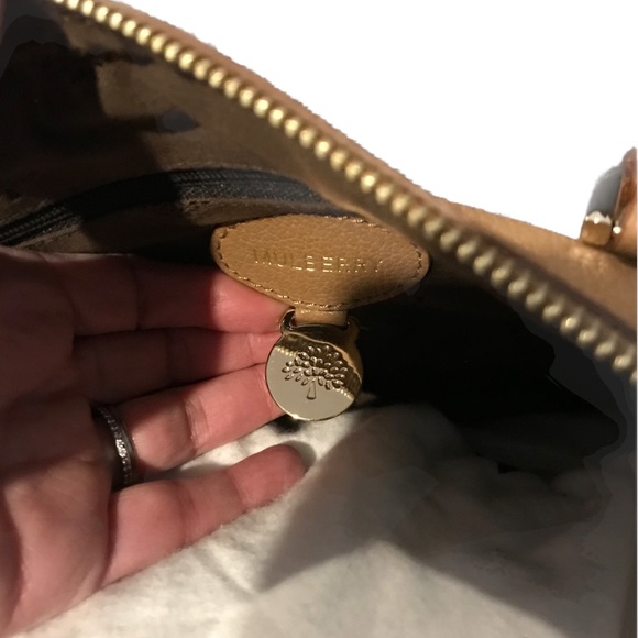 Mulberry Del Rey Deer Brown Glossy Goat Leather Satchel Limited Edition - Picture 9 of 10